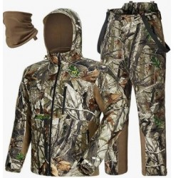 Ropa de caza, chaqueta de caza impermeable, camuflada, militar
